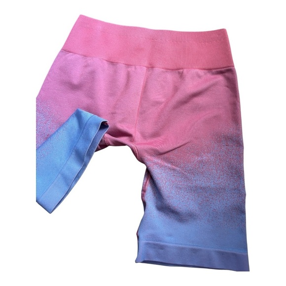 Gymshark Adapt Ombré Seamless Biker Cycling Shorts Women’s Size L Style B1A8Y - Picture 7 of 10